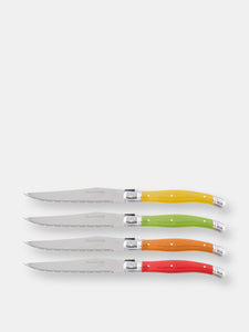 6-Piece Knife Set with Stainless Steel Stand Emerald Collection
