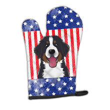 Load image into Gallery viewer, American Flag and Bernese Mountain Dog Oven Mitt
