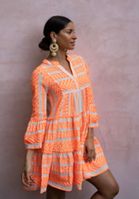 Load image into Gallery viewer, Ella Dress - Neon Orange