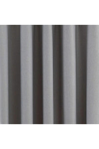 Riva Home Eclipse Blackout Eyelet Curtains (Silver) (46 x 54in (117 x 137cm))
