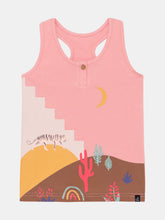 Load image into Gallery viewer, Organic Cotton Tank Top With Front Placket