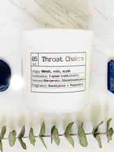 Load image into Gallery viewer, Throat Chakra Soy Candle, Slow Burn Candle
