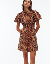 Load image into Gallery viewer, Gabby Puff Sleeve Shirt Dress