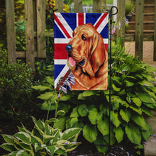 Load image into Gallery viewer, Bloodhound With English Union Jack British Flag Garden Flag 2-Sided 2-Ply