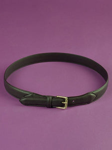 Amie 26mm Tapered Bow Belt - Espresso French Calf