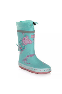 Childrens/Kids Puddle Peppa Pig Galoshes - Aruba Blue