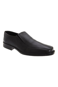Mens Superlite Twin Gusset Leather Shoes (Black)