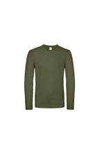 Load image into Gallery viewer, B&amp;C Mens E150 Long Sleeve T-Shirt (Urban Khaki)