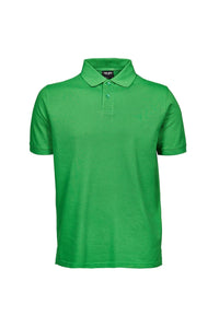 Tee Jays Mens Heavy Pique Short Sleeve Polo Shirt (Spring Green)