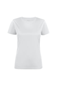 Printer RED Womens/Ladies Run T-Shirt (White)