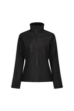 Load image into Gallery viewer, Regatta Womens/Ladies Ablaze 3 Layer Membrane Soft Shell Jacket (Black)