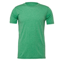 Load image into Gallery viewer, Bella + Canvas Adults Unisex Heather CVC T-Shirt (Heather Kelly Green)