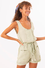 Load image into Gallery viewer, Square Neck Sleeveless Romper with Pocket