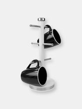 Load image into Gallery viewer, Michael Graves Design Soho 6 Hook Mug Tree with Rounded Ends, White