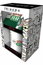 Load image into Gallery viewer, Friends Central Perk Mug and Coaster Set (Green/White/Red) (One Size)