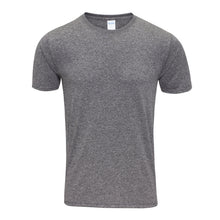 Load image into Gallery viewer, Gildan Mens Core Short Sleeve Moisture Wicking T-Shirt (Heather Sport Black)