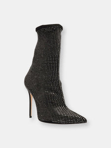 Sybil Suede & Rhinestones Bootie