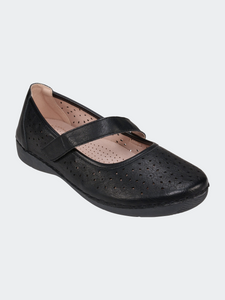 Laurel Black Mary Jane Flat