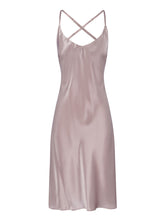 Load image into Gallery viewer, Hyacinth Silk Chemise Slip Nightgowns