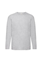 Load image into Gallery viewer, Mens Valueweight Crew Neck Long Sleeve T-Shirt - Heather Gray