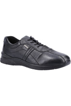 Load image into Gallery viewer, Mens Cam 2 Leather Sneakers - Black