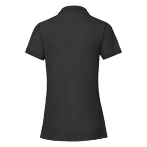 Russell Womens/Ladies Stretch Short Sleeve Polo Shirt (Black)