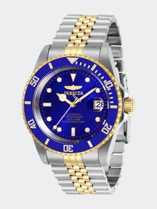 Mens 29182 Blue Stainless Steel Automatic Formal Watch