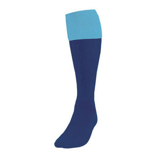 Precision Unisex Adult Turnover Football Socks (Navy/Sky Blue)