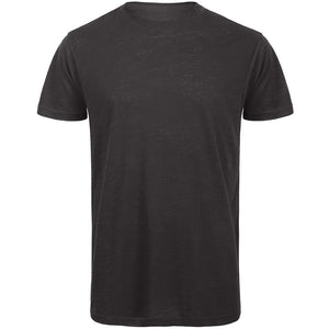 B&C Mens Favourite Organic Cotton Slub T-Shirt (Chic Black)
