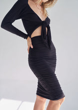 Load image into Gallery viewer, Black &quot;Le Opera&quot; Knit Dress