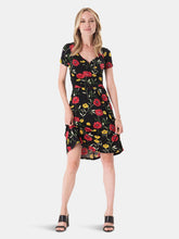 Load image into Gallery viewer, Sweetheart Dress in Poppy Black