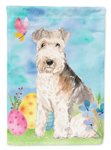 Load image into Gallery viewer, 11 x 15 1/2 in. Polyester Easter Eggs Lakeland Terrier Garden Flag 2-Sided 2-Ply