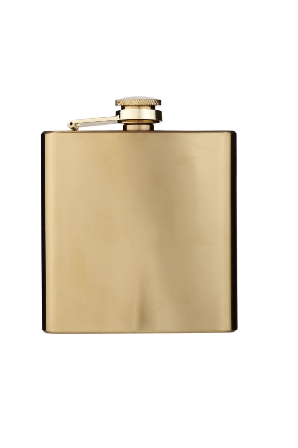 Elixer 5.9 fl oz Gold Hip Flask (Gold) (One Size)