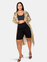 Load image into Gallery viewer, Fringed Sequin Cardigan