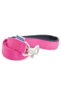 Ancol Pet Products Heritage Padded Weatherproof Dog Leash (Raspberry) (1in x 3.3ft)