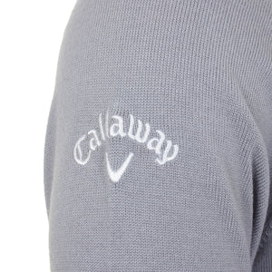 Callaway Mens Ribbed V Neck Merino Sweater (Griffin)