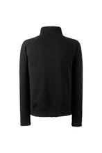 Load image into Gallery viewer, Fruit Of The Loom Mens Zip Neck Sweatshirt Top (Black)