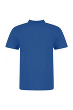 Load image into Gallery viewer, Awdis Mens Piqu Cotton Short-Sleeved Polo Shirt (Royal Blue)