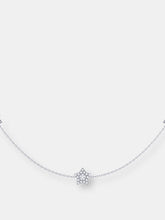 Load image into Gallery viewer, Lucky Star Layered Diamond Necklace In Sterling Silver