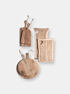 Set Of 2 Assorted Montana Live Edge Cutting Boards