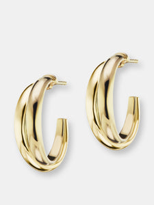 The Gold Layered Hoop