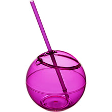 Load image into Gallery viewer, Bullet Fiesta Ball And Straw (Pack of 2) (Pink) (9.1 x 4.7 inches)