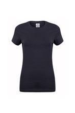 Load image into Gallery viewer, Skinni Fit Womens/Ladies Feel Good Stretch Short Sleeve T-Shirt (Navy)