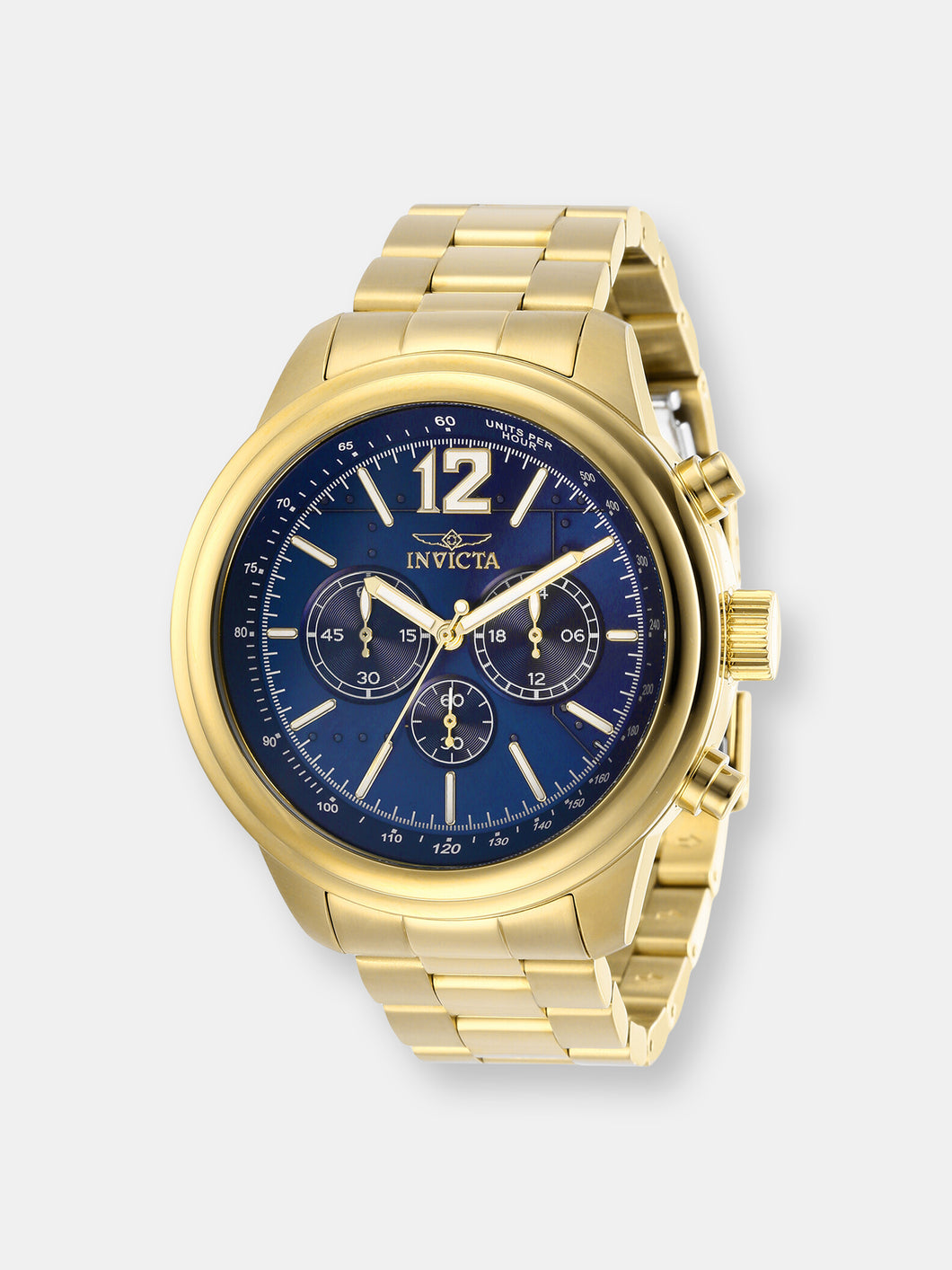 Invicta Men's Aviator 28896 Gold Stainless-Steel Quartz Dress Watch