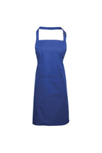Load image into Gallery viewer, Premier Ladies/Womens Colours Bip Apron With Pocket / Workwear (Royal) (One Size)
