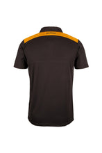 Load image into Gallery viewer, Gilbert Mens Photon Polo Shirt (Black/Gold)