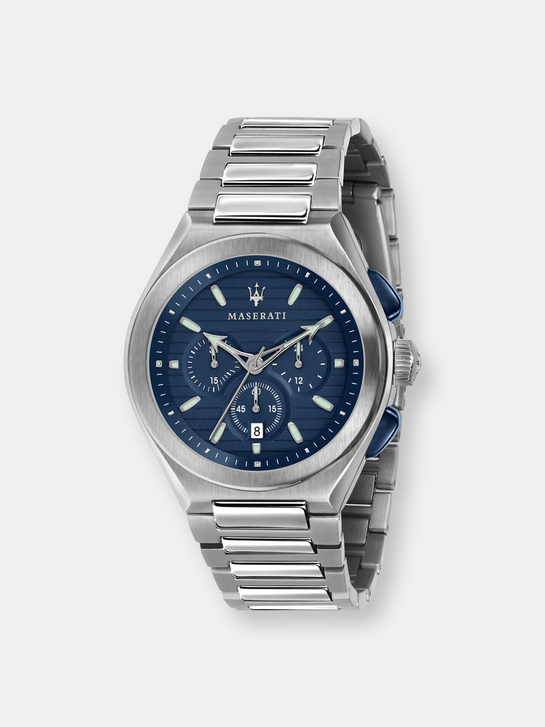 Maserati Men's Triconic R8873639001 Silver Stainless-Steel Quartz Dress Watch
