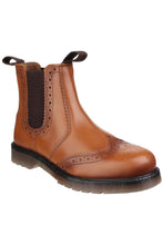 Load image into Gallery viewer, Mens Dalby Pull On Brogue Boots