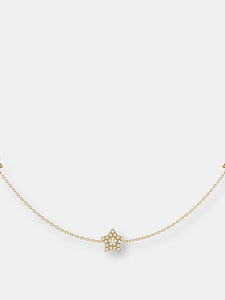 Lucky Star Layered Diamond Necklace In 14K Yellow Gold Vermeil On Sterling Silver