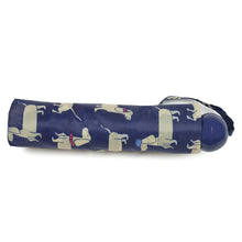 Load image into Gallery viewer, Unisex Adults Sausage Dog Supermini Umbrella (Blue) (One Size)